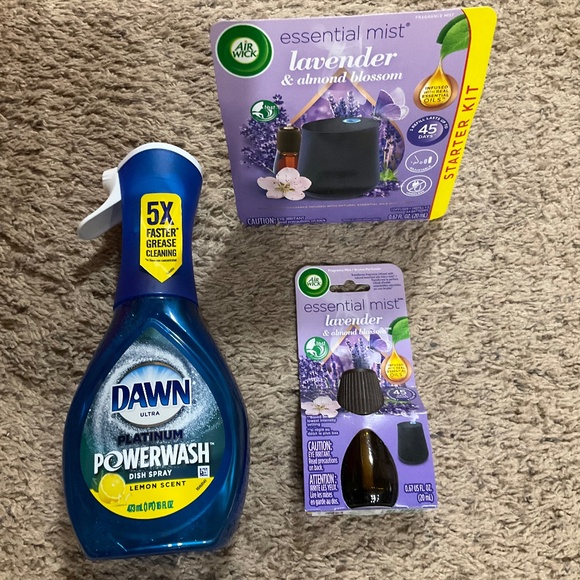 3-PC Bundle 1AirWick Essential Mist Starter Kit 1Essential Mist Refill 1Dawn - Picture 1 of 5